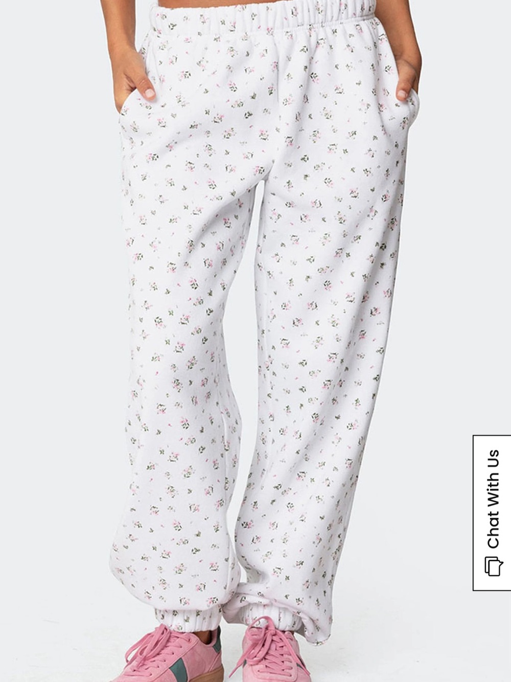 Edikted Bouquet Oversized Sweatpants